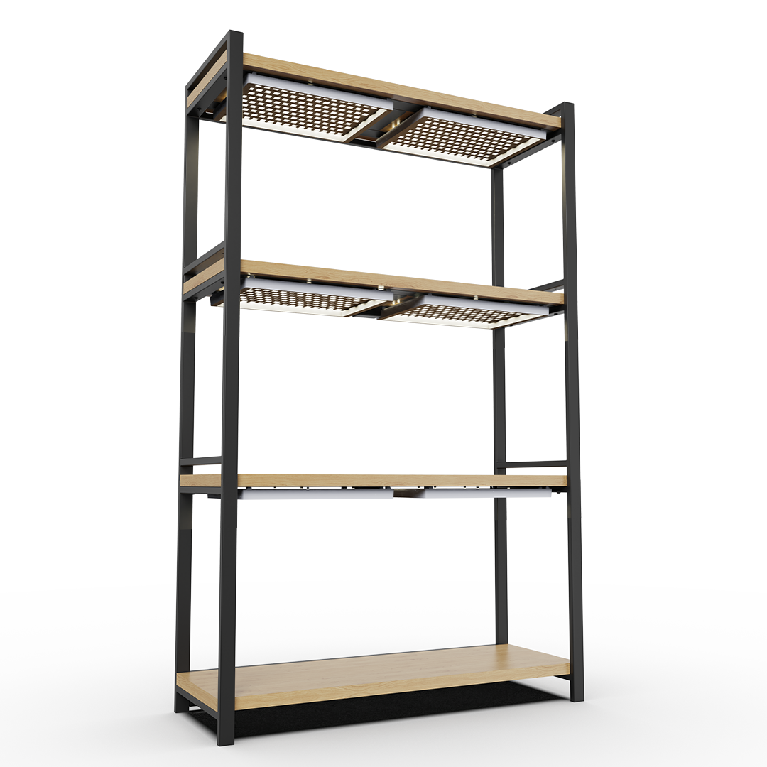 Sun Shelf 2 | Plant shelf with built-in full spectrum LED grow lights